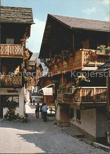 Grimentz Dorfpartie Kat. Grimentz