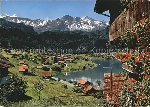 Lungern Lungernsee Wetterhorn Kat. Lungern