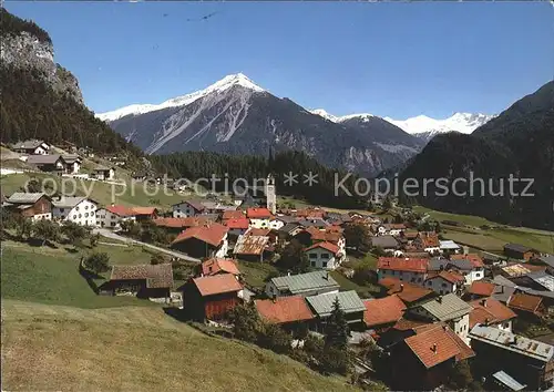 Alvaneu Dorf mit Muchetta Albulatal Kat. Alvaneu Dorf