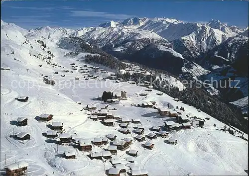 Riederalp mit Binnenhorn Ofenhorn Kat. Riederalp