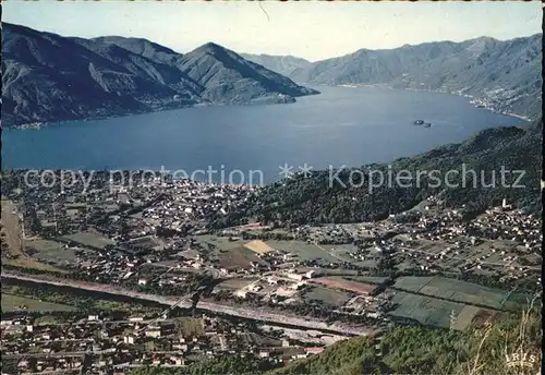 Losone Lago Maggiore Visto da Monte Bre Kat. Losone