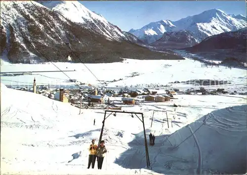 samedan Panorama Skilift Kat. Samedan