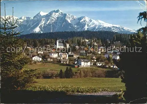 Flims Waldhaus Panorama mit Signina Kat. Flims Waldhaus