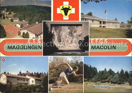 Magglingen Sportanlagen Teilansichten Kat. Magglingen