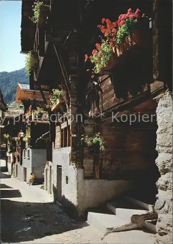 Grimentz Dorfpartie Kat. Grimentz