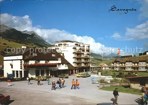 Savognin Tea Room Achermann und Uto Ring Appartementhaus Kat. Savognin