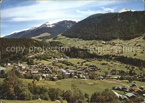 Fiesch und Ernen Panorama Kat. Fiesch