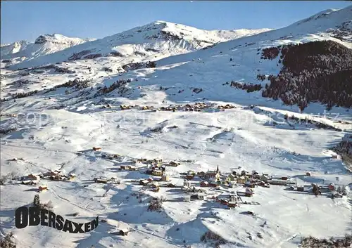 Obersaxen GR Meierhof Miraniga Piz Mundaun Hitzegga Star / Obersaxen /Bz. Surselva