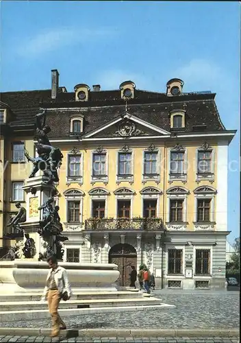 Augsburg Schaezler Palais Brunnen Kat. Augsburg