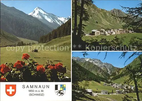 Samnaun Dorf Alpe Ortsansichten Kat. Samnaun Dorf