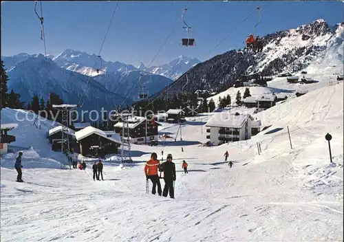 Riederalp Sesselbahn Skilift Blausee Dom Matterhorn Weisshorn Kat. Riederalp