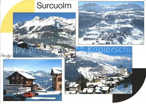 Surcuolm Skigebiet Piz Mundaun  Kat. Surcuolm