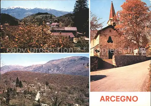 Arcegno Kirche Teilansichten Kat. Arcegno