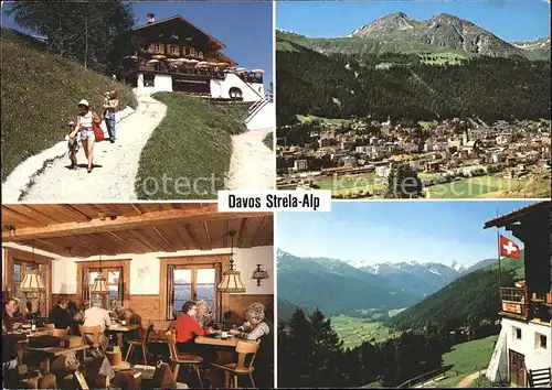 Davos GR Strela Alp Tinzenhorn Schatzalp Schiahoerner Kat. Davos