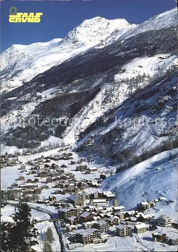 Saas Grund mit Rothorn Kat. Saas Grund