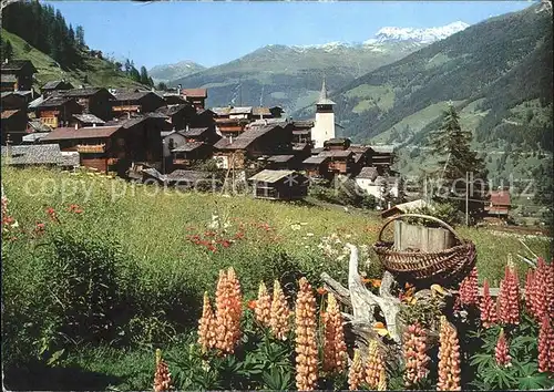 Grimentz Panorama Val d Anniviers Kat. Grimentz