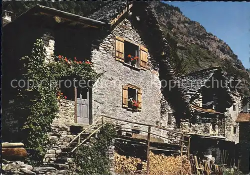 Sonogno Il Ticino pittoresco Kat. Sonogno