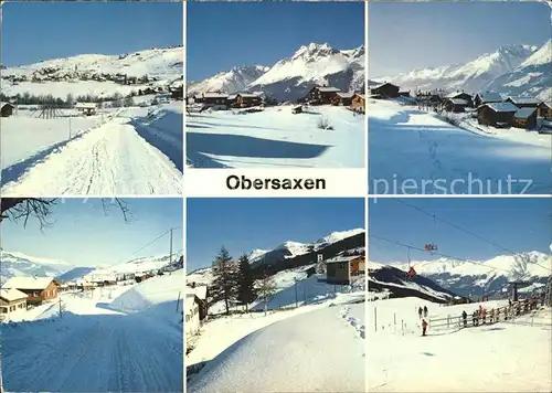 Obersaxen GR Meierhof Friggenhaus Giraniga St Martin Bellawarda Kartischa / Obersaxen /Bz. Surselva