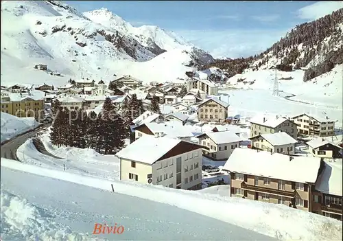 Bivio Panorama mit Piz d Arblatsch Kat. Bivio