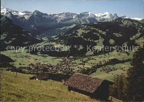 Lenk Simmental Mittag Shnide und Wildhorn Betelberg Kat. Lenk Simmental