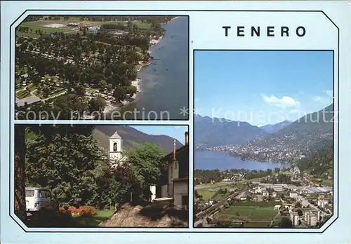 Tenero Totalansicht Kirche / Tenero /Bz. Locarno