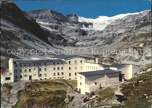 Gemmipass Wallis Sporthotel Wildstrubel Schneehorn Laemmernalp Gletscher Kat. Gemmipass