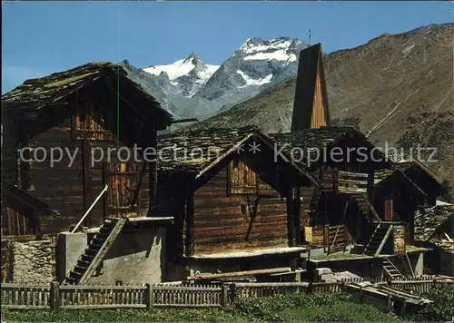 Saas Fee Fletschhorn Laquinhorn Kat. Saas Fee