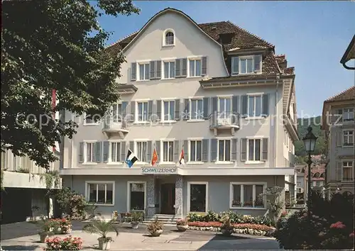 Baden AG Bad Hotel Schweizerhof Kurplatz Kat. Baden