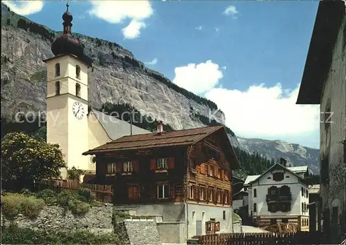 Flims Dorf Flimserstein Kirche Kat. Flims Dorf