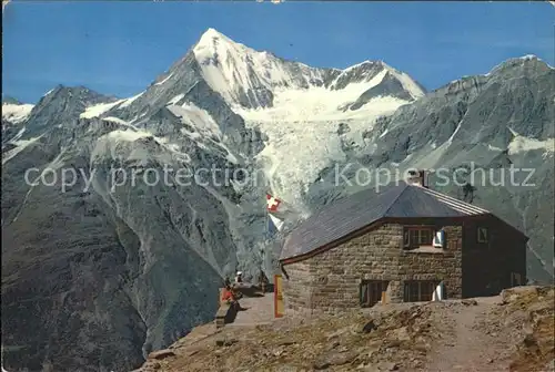 Weisshorn VS Domhuette Bieshorn Brunegghorn Kat. Weisshorn