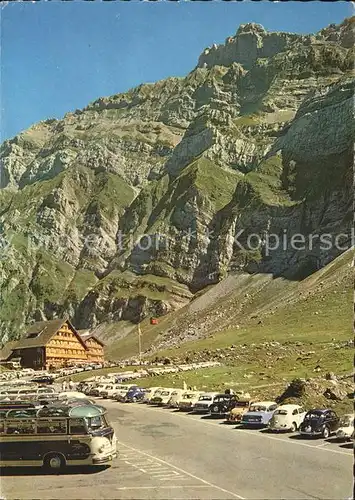 Schwaegalp Saentis Parkplatz Kat. Schwaegalp