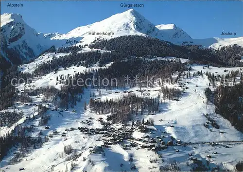 Tschiertschen Skigebiet Alpstein Guergaletsch Jochalp Huehnerkoepfe Fups Spina Kat. Tschiertschen