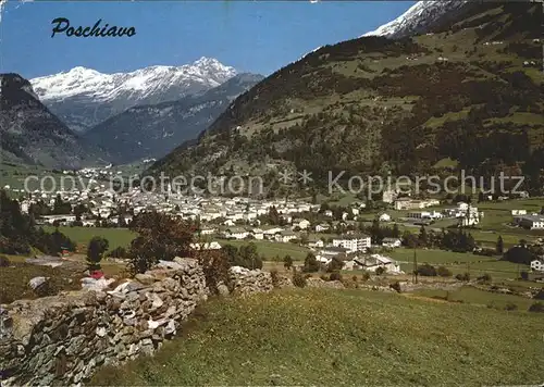 Poschiavo Ortsansicht Kat. Poschiavo