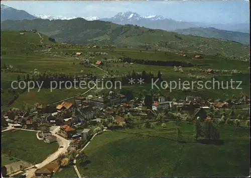 Menzingen Zug Fliegeraufnahme Pilatus  Kat. Menzingen