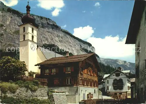 Flims Dorf Flimserstein Kirche Kat. Flims Dorf