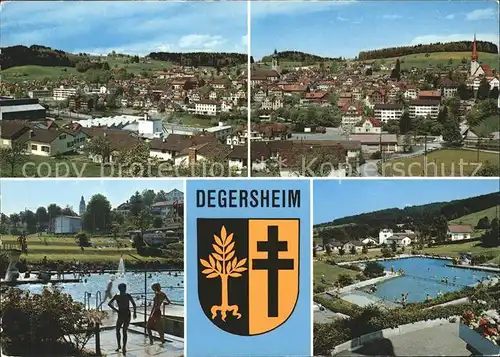 Degersheim SG Schwimmbad Teilansichten Kat. Degersheim