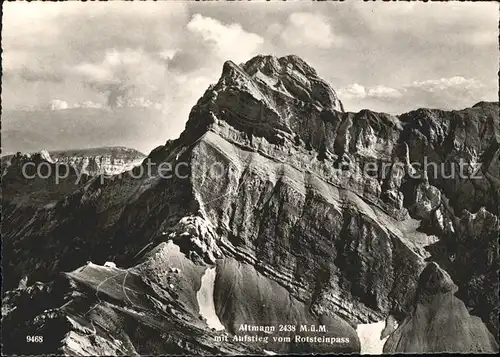 Altmann Saentis mit Aufstieg vom Rotsteinpass Kat. Altmann