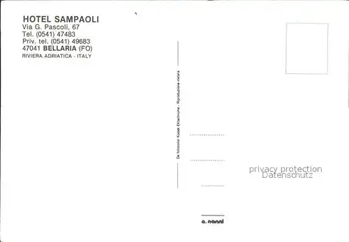 Bellaria Hotel Sampaoli Kat. Rimini