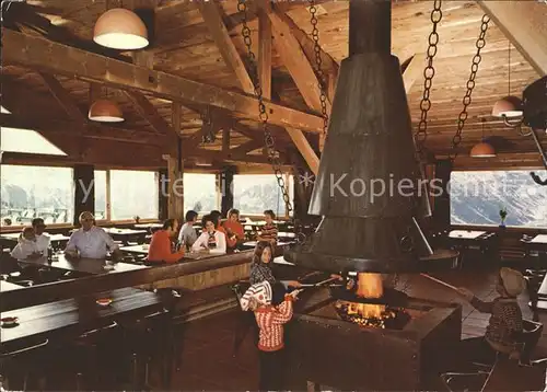 Glaris Davos Bergbahnen Rinerhorn Bergrestaurant Jatzmeder Kat. Davos Glaris