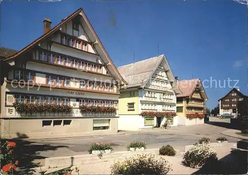Hemberg SG Dorfpartie Hotel Loewen / Hemberg /Bz. Toggenburg