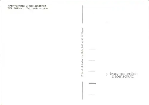 Willisau Sportzentrum Schlossfeld Stadion Kat. Willisau