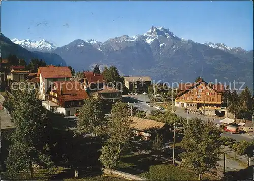 Villars sur Ollon Vue sur les Glaciers du Trient et Dents du Midi Kat. Villars sur Ollon