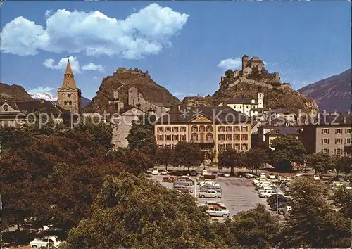 Sion VS Place de la Planta Chateau Kat. Sion