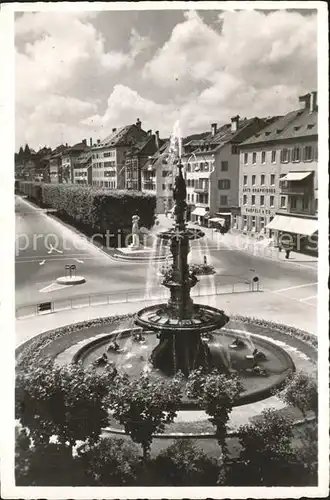 La Chaux de Fonds Fontaine monumentale Kat. La Chaux de Fonds