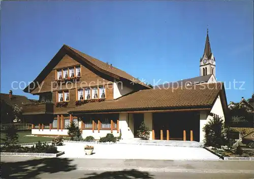 Buetschwil Raiffeisenbank Kirche Kat. Buetschwil