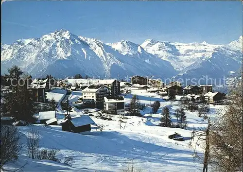 Haute Nendaz avec les Alpes Bernoises Kat. Haute Nendaz