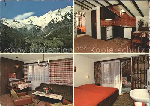 Saas Fee Panorama Chalet Am Vogelwald Zimmer  Kat. Saas Fee