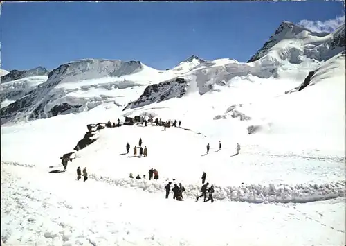 Jungfraujoch Plateau mit Rottalhorn Kat. Jungfrau