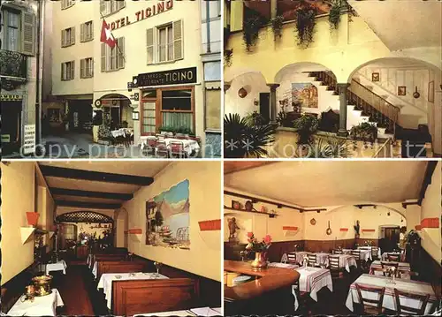 Lugano TI Hotel Restaurant Ticino Piazza Funicolare Kat. Lugano