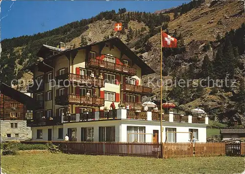 Saas Grund Ferienheim Allalinblick Kat. Saas Grund